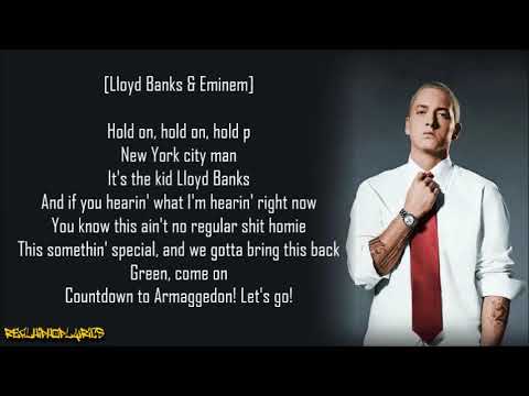 Eminem - Armageddon (The Invasion Part 3) ft. Lloyd Banks & DJ Green Lantern (Lyrics)