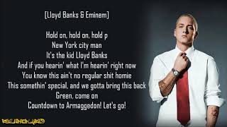Eminem - Armageddon (The Invasion Part 3) ft. Lloyd Banks &amp; DJ Green Lantern (Lyrics)