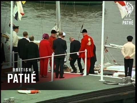 Francis Chichester Knighted (1967)