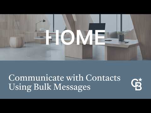 Communicate with Contacts Using Bulk Messages