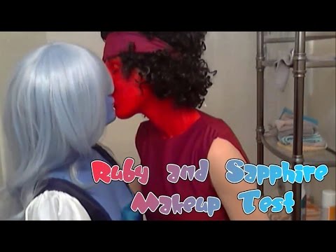 Become your OTP: Ruby and Sapphire Makeup Test (Steven Universe)