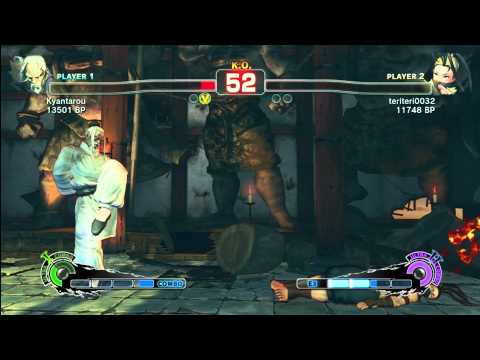 SSF4 Japanese Online: Kyantarou(Gen) vs teriteri0032(Ibuki)