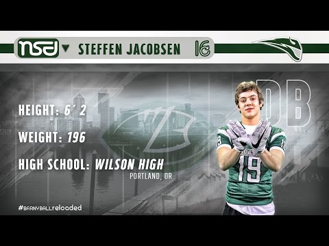 Highlights of 2016 Portland State Football Signee Steffen Jacobsen (Safety)