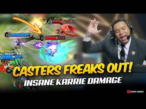 CASTERS FREAKS OUT BECAUSE OF THE DAMAGE OF THIS KARRIE. . . 😮