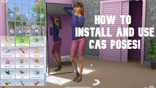 HOW TO USE AND INSTALL CAS POSES TUTORIAL (2020)| How to Master The Sims 4 Episode 10 | ImJustGaming