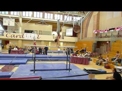 Eric's P-Bars at Stanford Open 2013 Gymnastics Meet