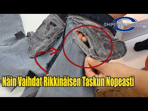 Rikkinäisen Taskun Vaihto