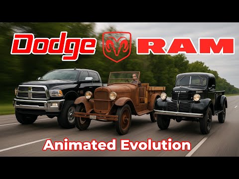 Dodge / Ram Pickup Evolution (1920 CC → 2026 Ramcharger)