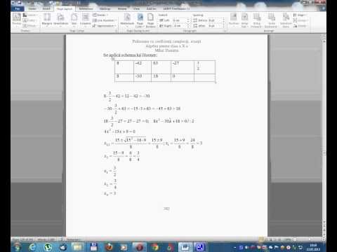 Algebra pentru clasa a X-a --Lectia 44