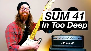 In Too Deep by Sum 41 - Guitar Lesson &amp; Tutorial