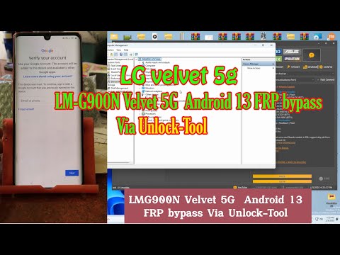 lg velvet 5g FRP Bypass by Unlock Tool/How to put the phone in EDL Mode (Qualcomm 9008) to all LG