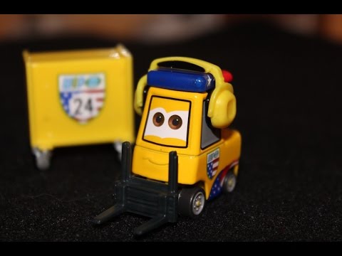 Mattel Disney Cars 2016 Jeff Gorvette Pitty Die-cast Video