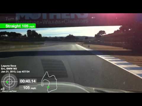 BMW M3 E90 @ Laguna Seca