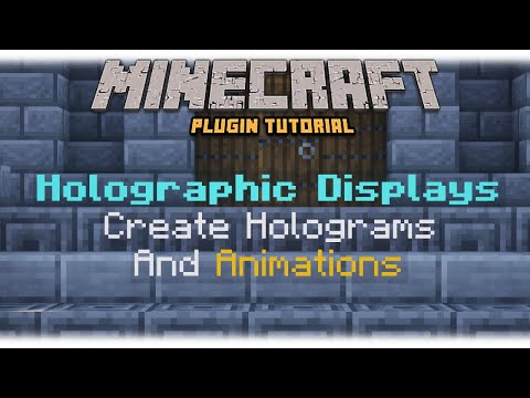 How To Holographic Displays - Minecraft Plugin Tutorial