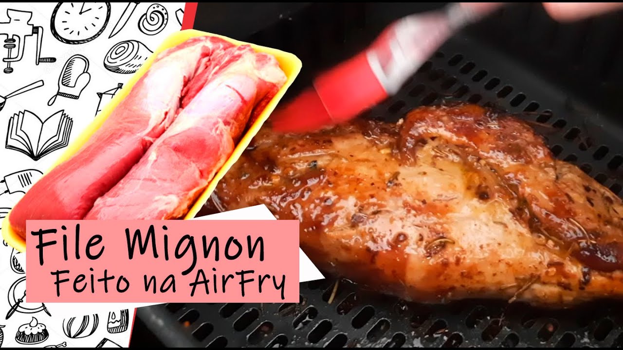 Watch Now FILÉ MIGNON SUÍNO MARINADO E ASSADO NA AIR FRYER FILÉ MIGNON SUÍNO MARINADO E ASSADO NA AIR FRYER