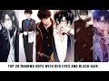 The Best 26 Cute Black Haired Anime Boy With Red Eyes