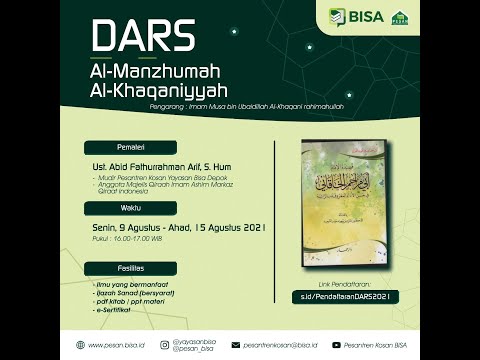 (DARS)_Al-Manzhumah Al-Khaqaniyah _Pertemuan ke-2