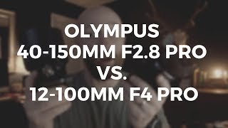 Video thumbnail for Olympus 40-150mm F2.8 PRO VS. 12-100mm F4 PRO by Emory, By Land