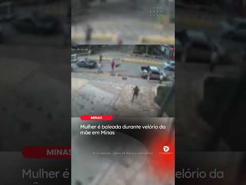 Mulher é baleada durante velório da mãe em Minas