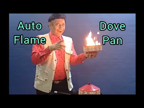 AUTO FLAME DOVE PAN #magic #patilmagic #patilmagicshop #firemagic #dove #stagemagic #magicians