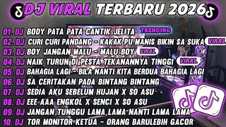 Download lagu DJ TIKTOK TERBARU 2026🎵DJ BODY PATA PATA CANTIK JELITA 🎵DJ KAKA PU MANIS BIKIN SA SUKA CURI PANDANG  mp3