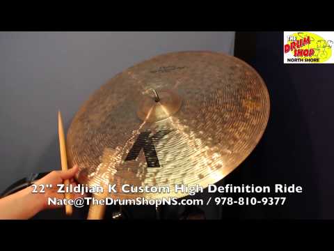 Zildjian K Custom High Definition Ride 22'' - The Drum Shop North Shore