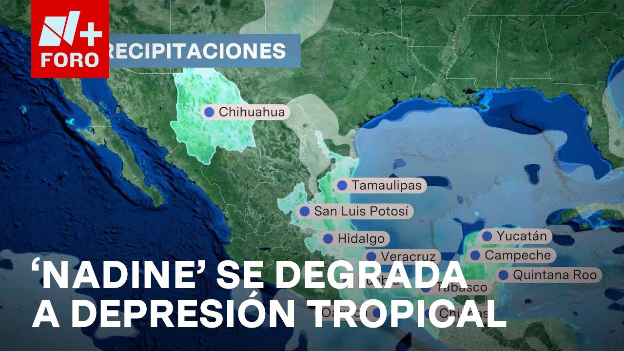 Tormenta 'Nadine' se degrada a depresión tropical - Las Noticias