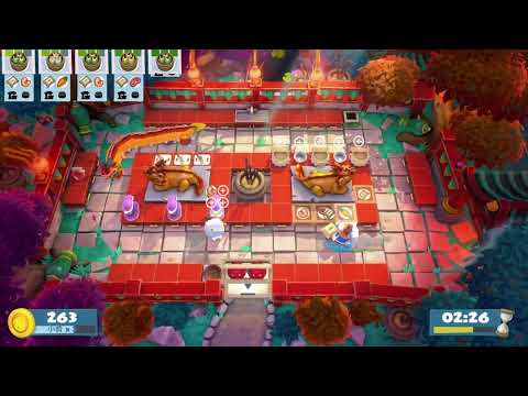 Overcooked! 2 | Chinese New Year | Level 1- 3 | 1 player (solo) | 4 stars