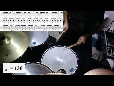 Rolling in Rhythm from Modern Rudimental Swing Solos for the Advanced Drummer by C. S. Wilcoxon