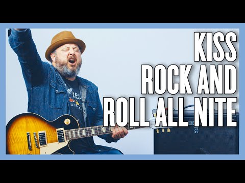 Kiss Rock And Roll All Nite Guitar Lesson + Tutorial