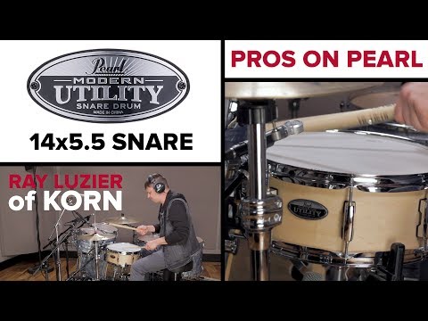 Pearl 14x5.5 Modern Utility Snare Drum ft. Ray Luzier of KORN