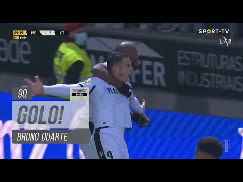 Goal | Golo Bruno Duarte: Paços de Ferreira 1-(2) Vitória SC (Liga 21/22 #13)