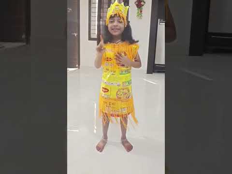 fancy dress competition 😍 junk food maggi