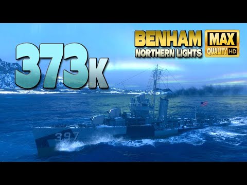 3rd highest destroyer Benham damage world wide - World of Warships