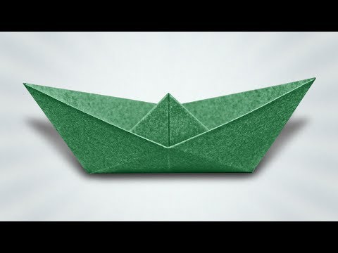 How to Make a Paper Boat (Origami Instructions)