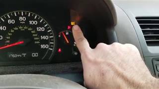 How to reset the maintenance required light on your 2003-2007 Honda accord