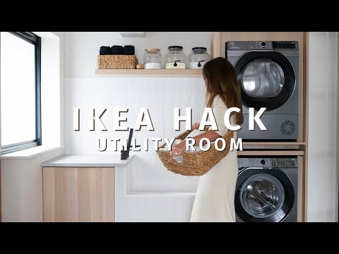 We Finished Our Utility | AN IKEA HACK