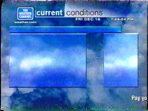 Weather Channel Local Forecast Christmas 2003