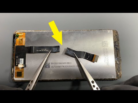 Broken Flex Repair #mobilerepair #electronics #microsoldering