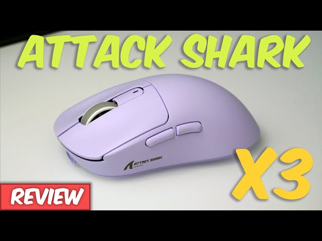 Vídeo relacionado con Ratón para juegos X3 con sensor óptico avanzado, conectividad de 3 modos, diseño ligero (Rrd)