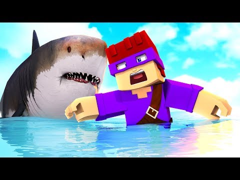 Minecraft: MEGALODON: O MAIOR TUBARÃO Ep.25 - JURASSIC CRAFT Ep‹ DONAT3LO ›
