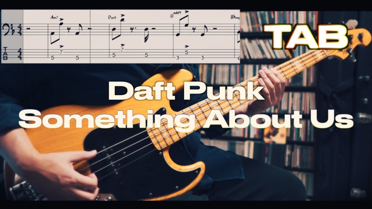 Daft Punk - Something About Us (Bass Cover with TABS) *Get the PDF on Patreon