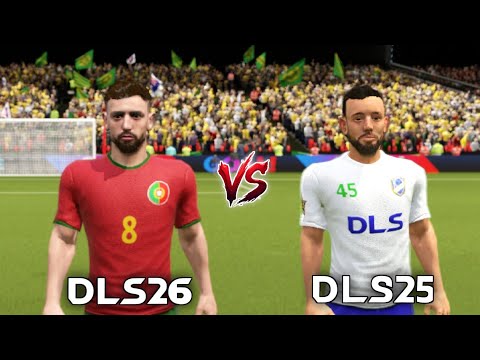 DLS 26 vs DLS25 Player Face Comparison😱|Dream League Soccer 2026 Part 2