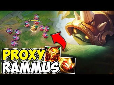 I INVENTED A NEW PROXY RAMMUS STRATEGY! (BETTER THAN SINGED?)