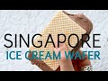 SINGAPORE ICE CREAM WAFER Singaporean Style Street Ice Cream