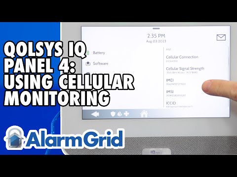 Qolsys IQ Panel 4: Finding the IMEI Number