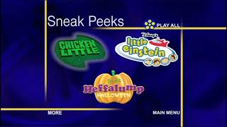 (Updated) Sneak Peeks Menu Disney (2005)