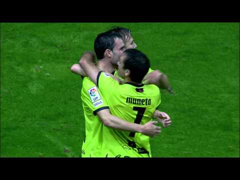 La Liga | Gol de Díaz de Cerio (0-1) en el Sporting de Gijón - CD Mirandés | 17-10-2012 | Ronda 3