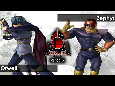 Melee: Orwell (Marth) V Zephyr (Captain Falcon) - Obelisk 120 Tournament SSBM