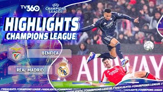 HIGHLIGHTS BENFICA VS REAL MADRID: MBAPPÉ XÉ SÁCH KỶ LỤC, REAL OUT TOP ĐẦY CAY ĐẮNG | UCL 25/26